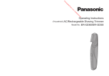 Panasonic ER-GD60-S803 Manuale del proprietario