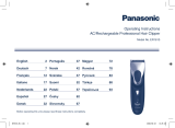 Panasonic ER1610 Manuale del proprietario