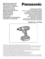 Panasonic ey 7542 x Manuale del proprietario