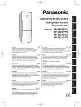 Panasonic NR-B29SG2 Kühl-gefrierkombination Manuale del proprietario