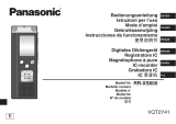 Panasonic RRXS600E Istruzioni per l'uso