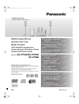 Panasonic SCHT885 Manuale del proprietario