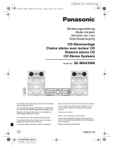 Panasonic SCMAX3500E Istruzioni per l'uso