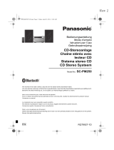 Panasonic Micro HiFi System SC-PM250EG-K Manuale utente