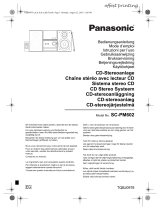 Panasonic SCPM602 Manuale del proprietario