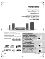 Panasonic SCPTX50 Manuale del proprietario