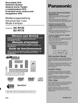 Panasonic SC-RT70 Manuale del proprietario