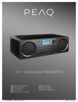 PEAQ PDR350BT B Manuale del proprietario