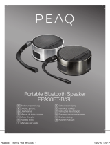 PEAQ PPA30BT - Portable Bluetooth Speaker Manuale del proprietario