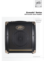 Peavey Ecoustic E20 20-Watt 1x8 Acoustic Amp Combo Manuale utente