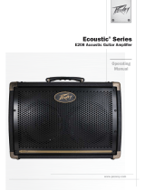 Peavey Ecoustic E208 20-Watt 2x8 Acoustic Amp Combo Manuale utente