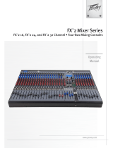 Peavey FX 2 16 Channel Non-Powered Mixer Manuale del proprietario