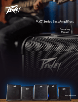 Peavey MAX 300 300-Watt Bass Amp Combo Manuale del proprietario