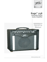 Peavey Rage 258 Guitar Combo Amp Manuale del proprietario