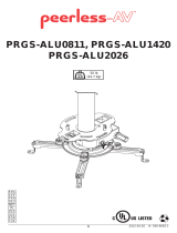 Peerless PRGS-ALU0811 Manuale utente