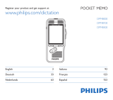 Philips POCKET MEMO DPM8000 Manuale del proprietario