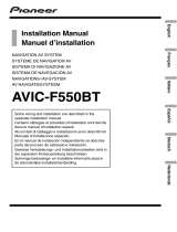 Mode AVIC F550 BT Istruzioni per l'uso