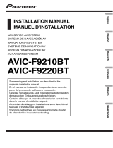 Pioneer AVIC F9210 BT Istruzioni per l'uso