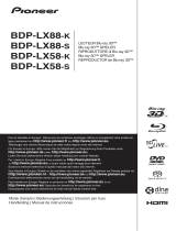 Pioneer BDP-LX58 Manuale utente