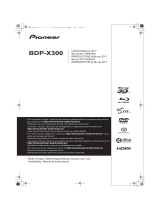 Pioneer BDP X300 Manuale utente