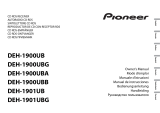 Pioneer DEH-1901UB Manuale utente