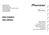 Pioneer DEH-X3800UI Manuale utente