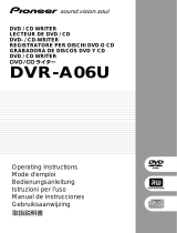 Pioneer DVR-106 & DVR-A06U Manuale utente