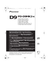 Pioneer PD-D9MK2-K Manuale del proprietario