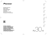 Pioneer PL-30 Manuale utente