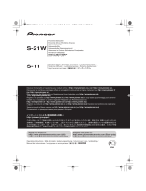Pioneer S-11 Manuale utente