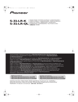 Pioneer S-31-LR-K Manuale utente