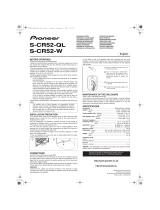 Pioneer S-CR52-W Manuale utente