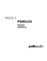 Polk Audio PSWi225 Manuale utente