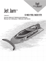 Pro Boat Jet Jam 12" Pool Racer Brushed RTR, Orange Manuale del proprietario