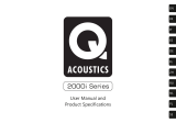 Q Acoustics 2000CI Manuale utente