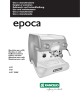 Rancilio Epoca S1 Tank Manuale utente