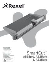 Rexel Smartcut Pro Trimmer A535 A2 30 Sheets - Color: Silver Manuale utente