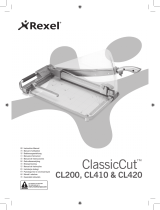 Rexel ClassicCut CL410 Guillotine Manuale utente