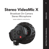 RODE Microphones SVMX Stereo Video Mic-X Broadcast Stereo Microphone Manuale utente