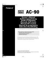 Roland AC-90 Acoustic Chorus Manuale del proprietario