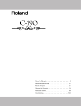 Roland C-190 Manuale utente