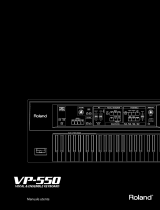 Roland VP-550 Manuale utente