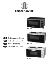 Rommelsbacher KML 3001 WIENEU Manuale del proprietario
