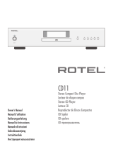 Rotel CD11 Manuale del proprietario