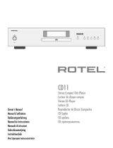 Rotel CD11 Tribute Manuale del proprietario