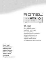 Rotel RA‑1570 Manuale del proprietario