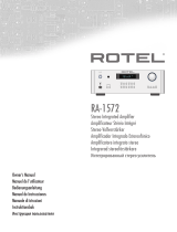 Rotel RA-1572 Manuale del proprietario