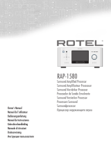 Rotel RAP-1580 Manuale del proprietario