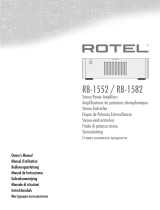 Rotel RB-1552 Manuale utente