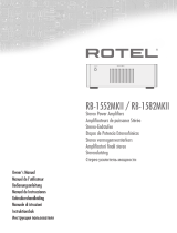 Rotel RB-1552 MkII Manuale del proprietario